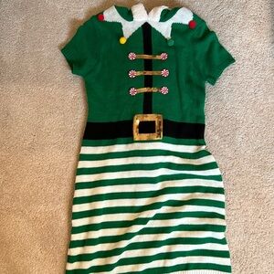 No Boundaries Holiday Elf Dress - Medium